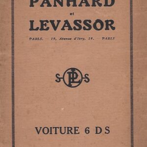 Notice de graissage - Voiture 6 DS