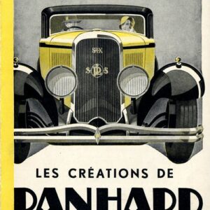Les créations de Panhard 1931 - 1932