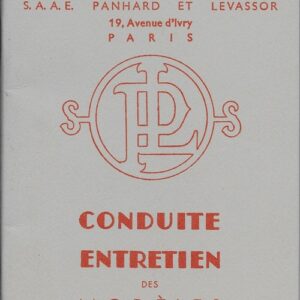 Conduite et entretien des modèles