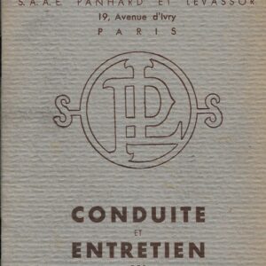 Conduite et entretien des modèles