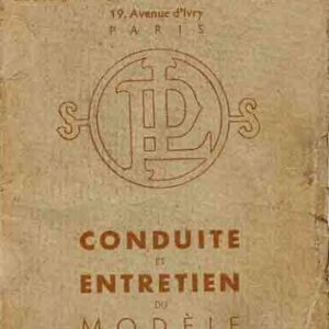 Conduite et entretien des modèles