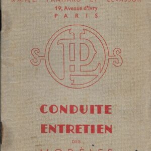Conduite et entretien des modèles