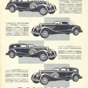 Panhard les carrosseries spéciales