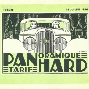 Panoramique Panhard - Tarif