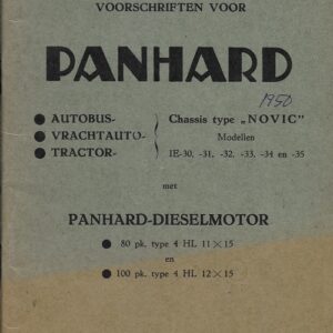 Panhard - Dieselmotor - NOVIC IE-30, 31, 32, 33, 34 et 35 …