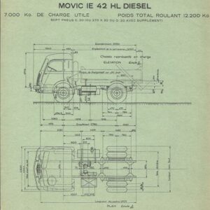 MOVIC IE-42 et IE-43 HL diesel
