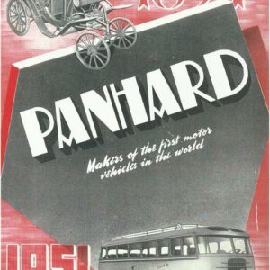 1891 - 1951 : Panhard makers of the first motor véhicles in the world