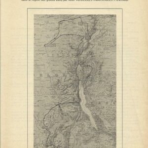 Itinéraire du raid accompli au Congo Belge