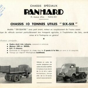 Châssis 10 tonnes utiles Six-Six