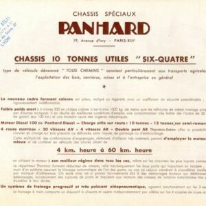 Châssis 10 tonnes utiles Six-Quatre