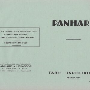 Panhard tarif industriels - Movic M 7000 Kg