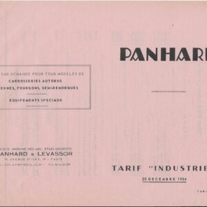 Panhard tarif industriels - Movic M 7000 Kg