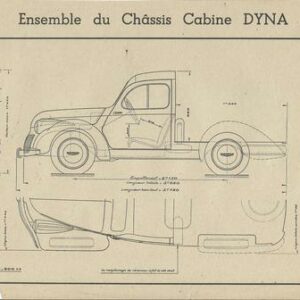 Ensemble du châssis cabine Dyna