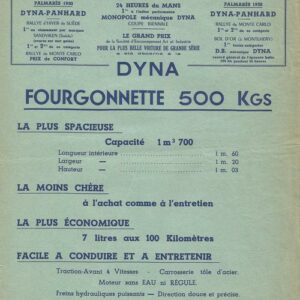 Dyna fourgonnette 500 Kgs