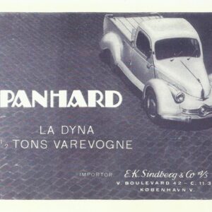 Panhard la Dyna 1/2 Toms Varevogne