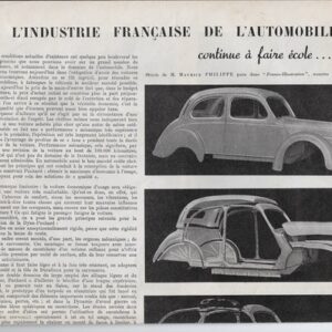 L'industrie Automobile Française continue à faire école ...