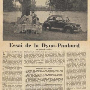 Essai de la Dyna Panhard