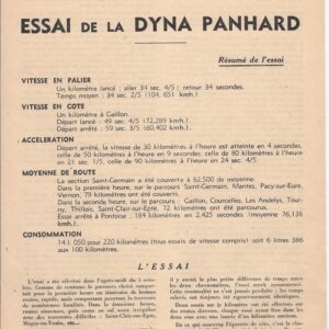 Essai de la Dyna Panhard