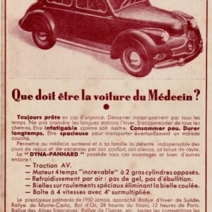 Que doit être la voiture du medecin ?