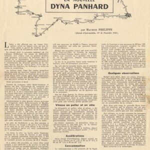 Essai de la nouvelle Dyna Panhard
