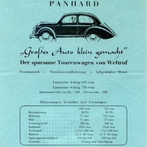 Dyna Panhard Grosses Auto, Kleines Gemacht