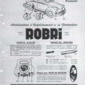 Accessoires d'enjolivement de protection Robri pour Dyna Panhard