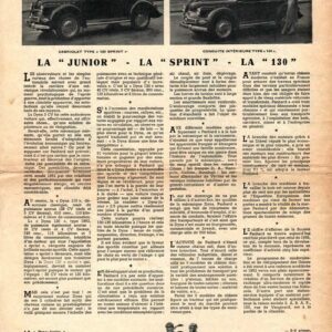 1952 : trois nouvelles Dyna