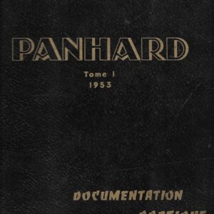 Panhard tome 1 1953 documentation ... pratique