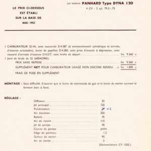 Carburateur zenith tromberg 32 IN