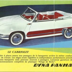 Le cabriolet Dyna Panhard