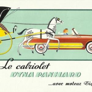 Le cabriolet Dyna Panhard avec moteur tigre