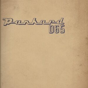 Panhard D 65 - Pièces de rechange