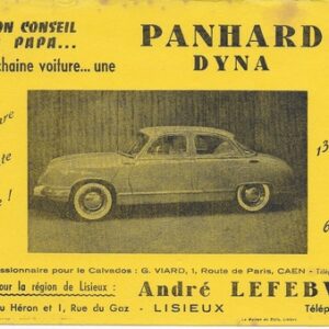 Un bon conseil pour papa ... sa prochaine voiture ... Panhard Dyna 54