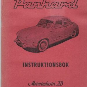 Panhard instruktionsbok