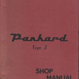 panhard Type Z Shop Manual