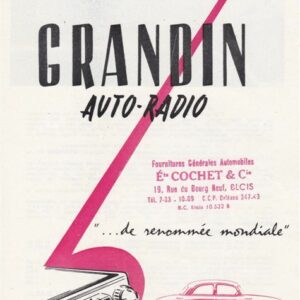 Toujours dans la note Grandin autoradio ... Dyna Z1