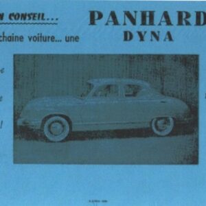 Un bon conseil ... Votre prochaine voiture ... une Panhard Dyna 54