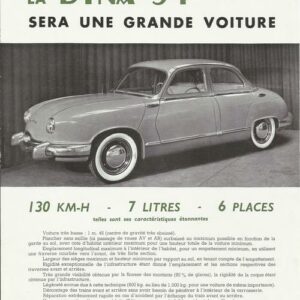 La Dyna 54 sera une grande voiture