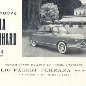 La nuova Dyna Panhard 1954