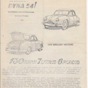 Le garage ... vous présente la Dyna 54 !