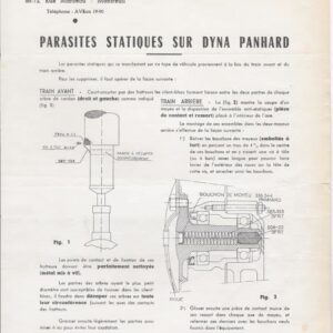 Parasites statiques sur Dyna Panhard