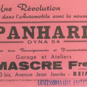 Une révolution dans l'automobile avec la nouvelle Panhard Dyna 54