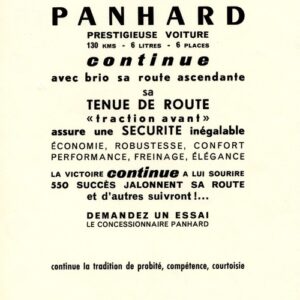 La Dyna Panhard prestigieuse voiture ... continue
