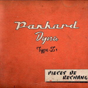 Panhard Dyna Type Z1 - Pièces de rechange