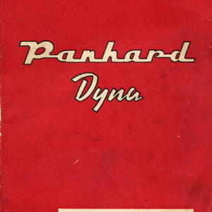 Panhard dyna conduite et entretien