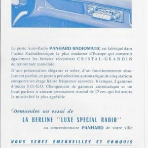 Voila ... la Dyna luxe spécial radio