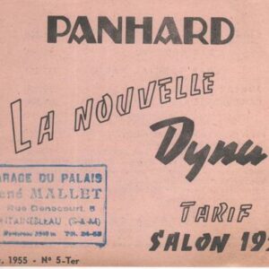 Tarif N° 5-Ter