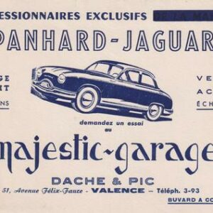 Concessionnaires exclusifs Panhard - Jaguar