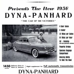 Europe Auto Rental Service Inc. Presents the new 1956 Dyna Panhard