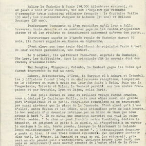 Trois officiers français ont réussi ... à bord d'une Panhard